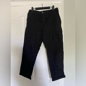 Old Navy Women’s Black OG Chino Pants, High Waisted, Size M Petite